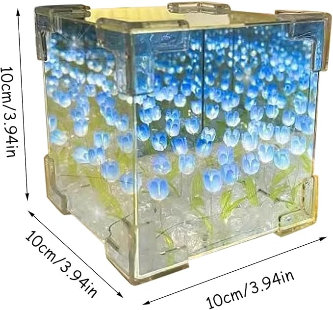 CUBO TULIPANES INFINITOS