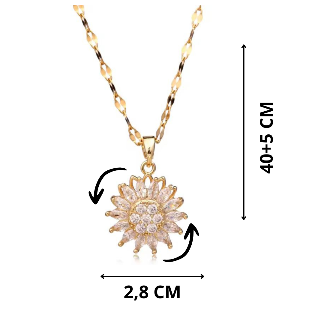 COLLAR GIRASOL GIRATORIO