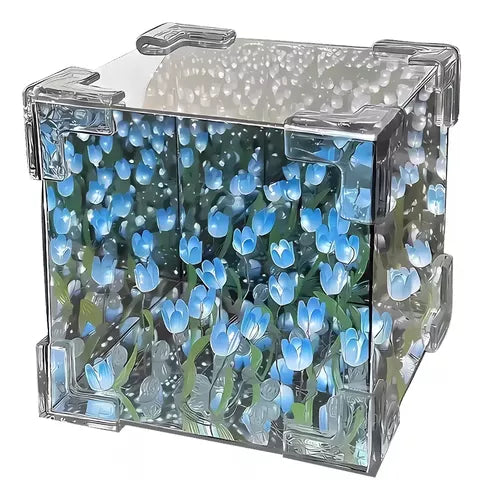 CUBO TULIPANES INFINITOS
