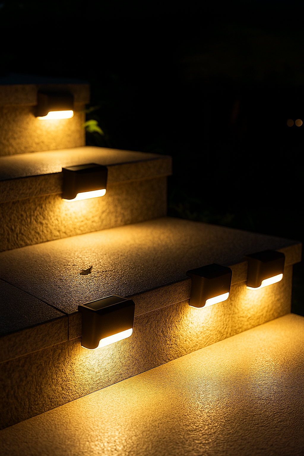Kit X4 Luces Led Automáticas Solares