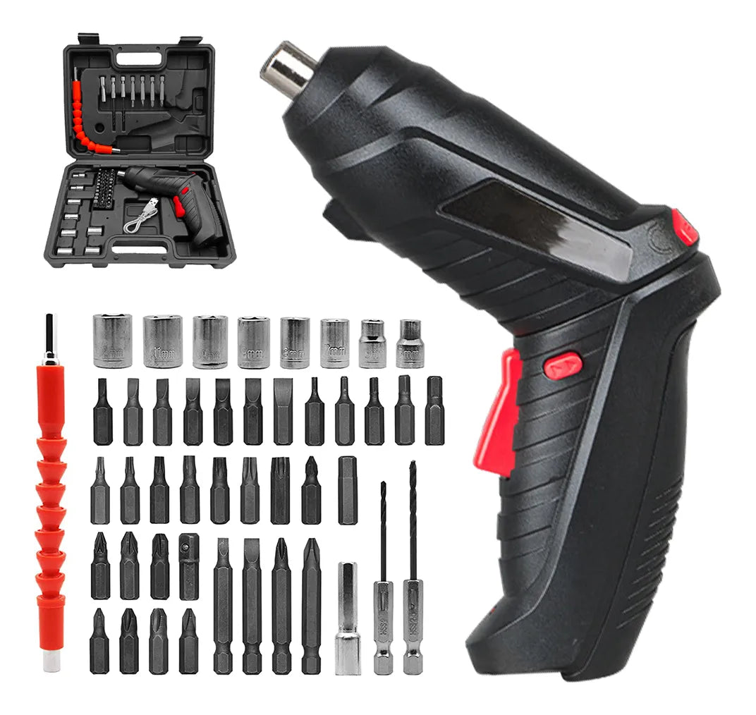 DESTORNILLADOR INALAMBRICO 3.6V 47 PIEZAS
