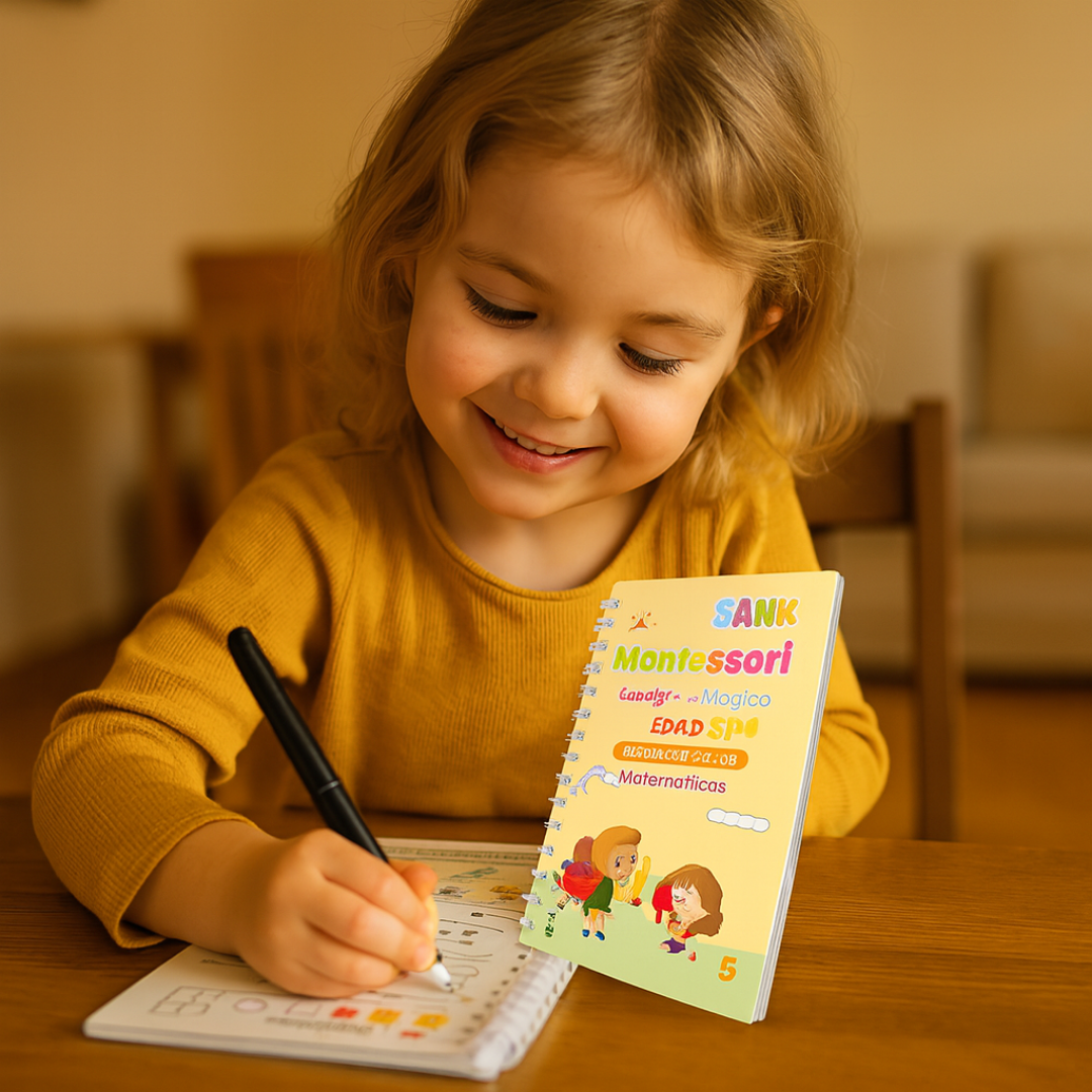 Cuaderno Mágico Montessori-Aprender nunca fue tan divertido ✨