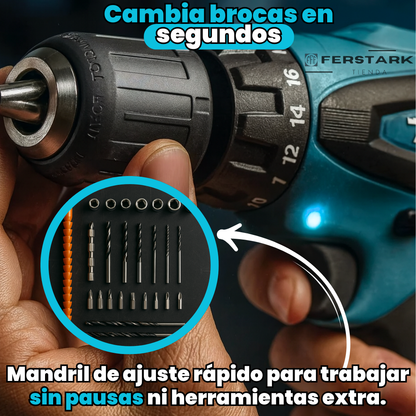 Taladro Percutor Portatil-Hecho para trabajos duros