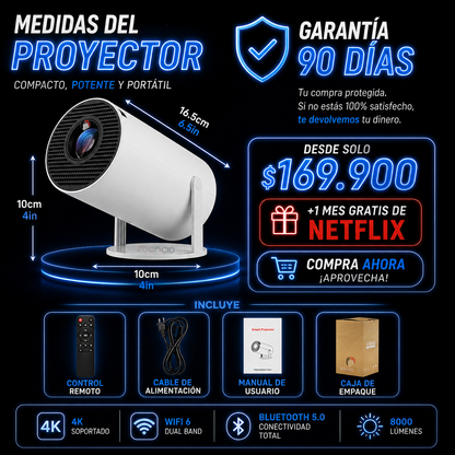 Proyector HY300 Max 🚀🔥