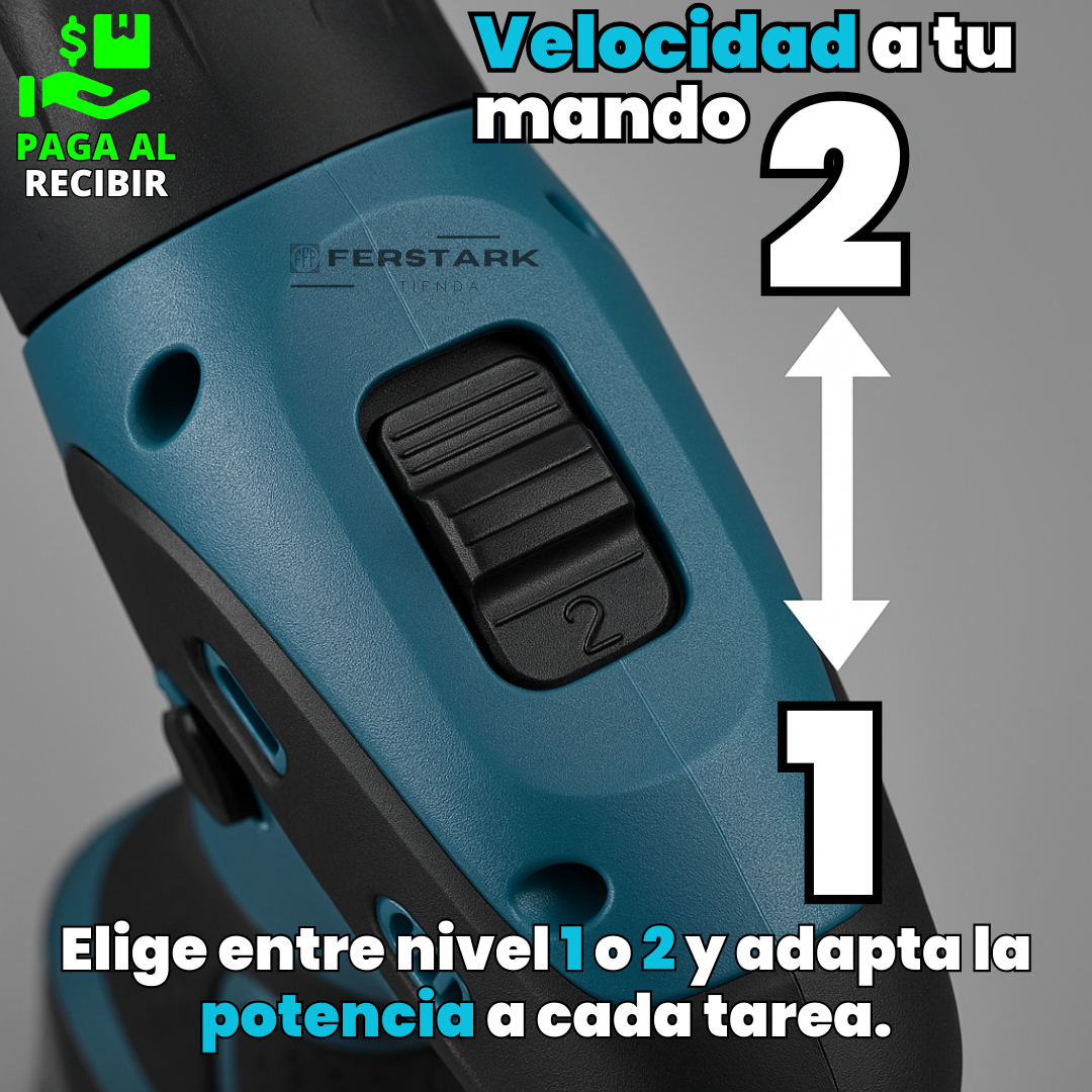 Taladro Percutor Portatil-Hecho para trabajos duros