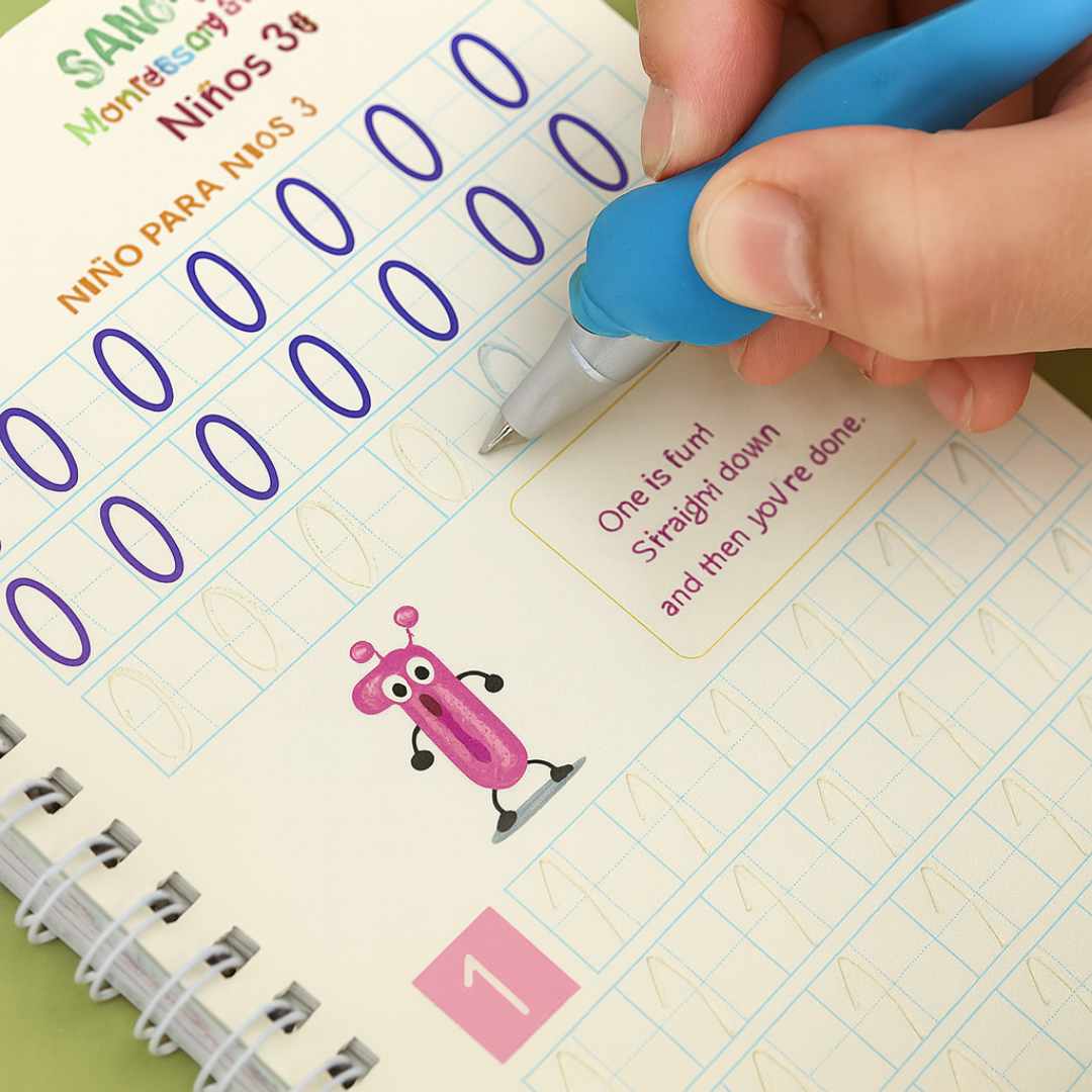 Cuaderno Mágico Montessori-Aprender nunca fue tan divertido ✨