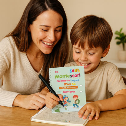 Cuaderno Mágico Montessori-Aprender nunca fue tan divertido ✨