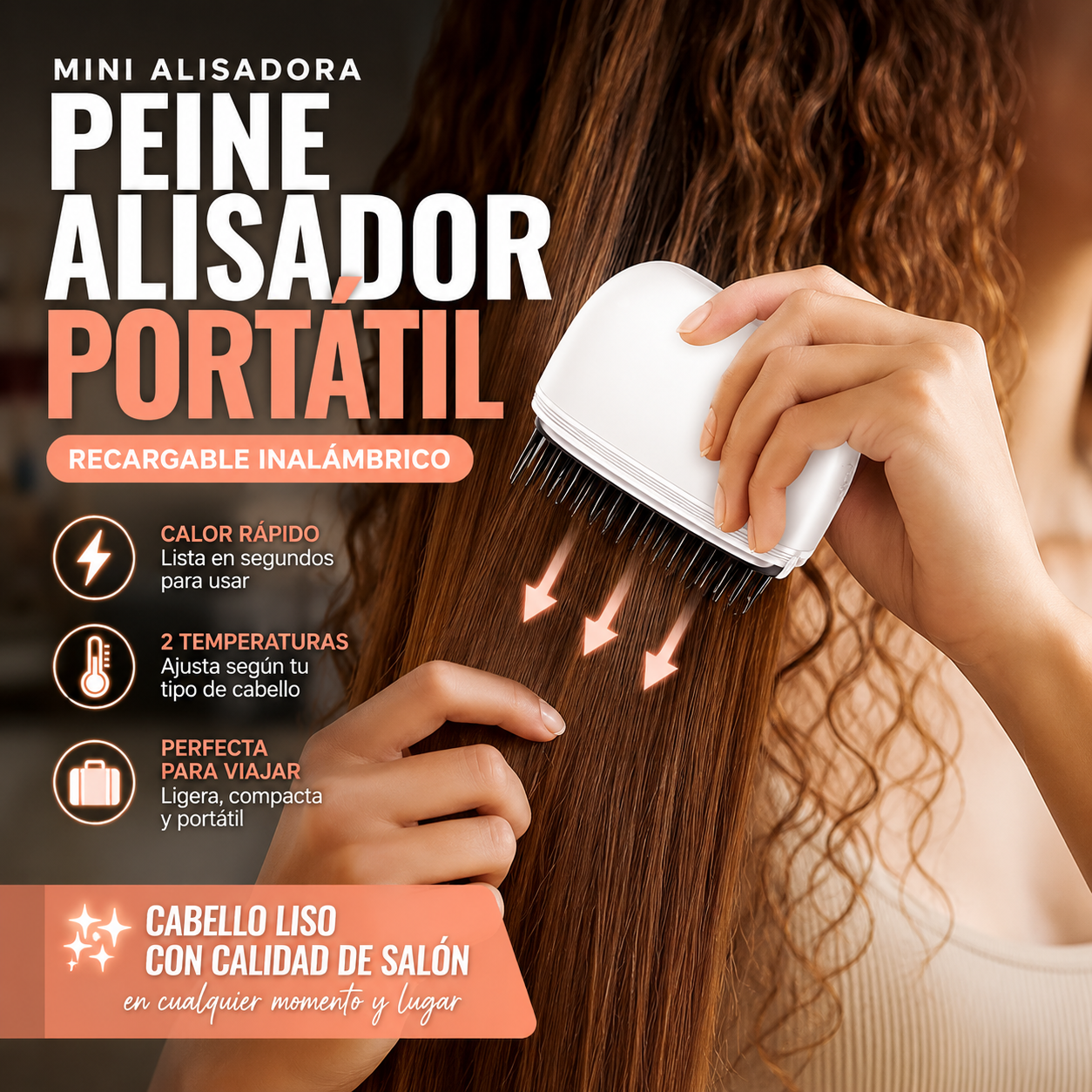 MiniLiss Pro- Salón portátil para tu cabello.