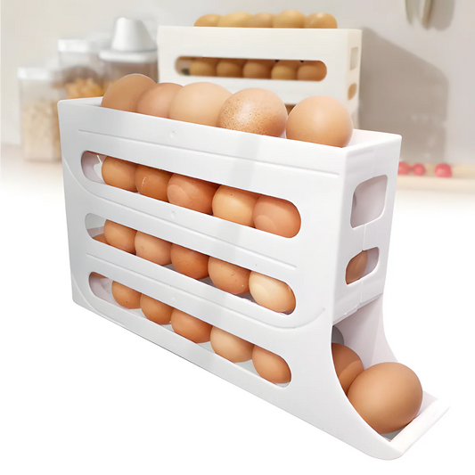 PORTA HUEVOS CON DISPENSADOR AUTOMATICO