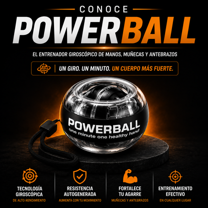 💪 POWERBALL  Más fuerza. Mejor agarre. En cualquier lugar.