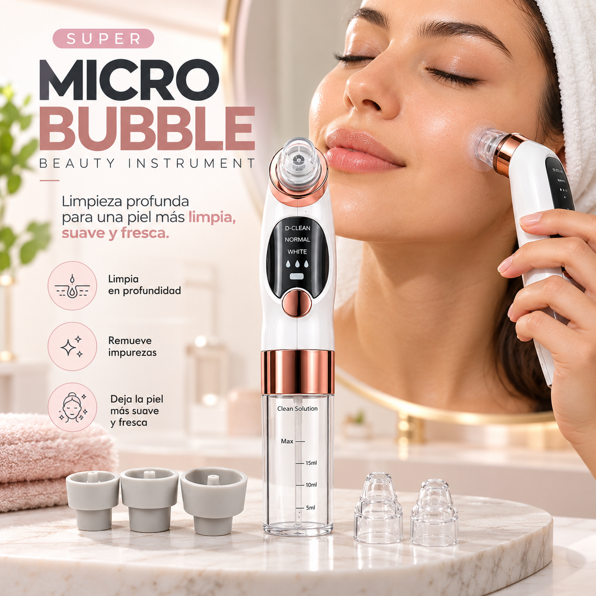 PoreClean Pro ✨¡Piel más limpia, brillo natural! 💖