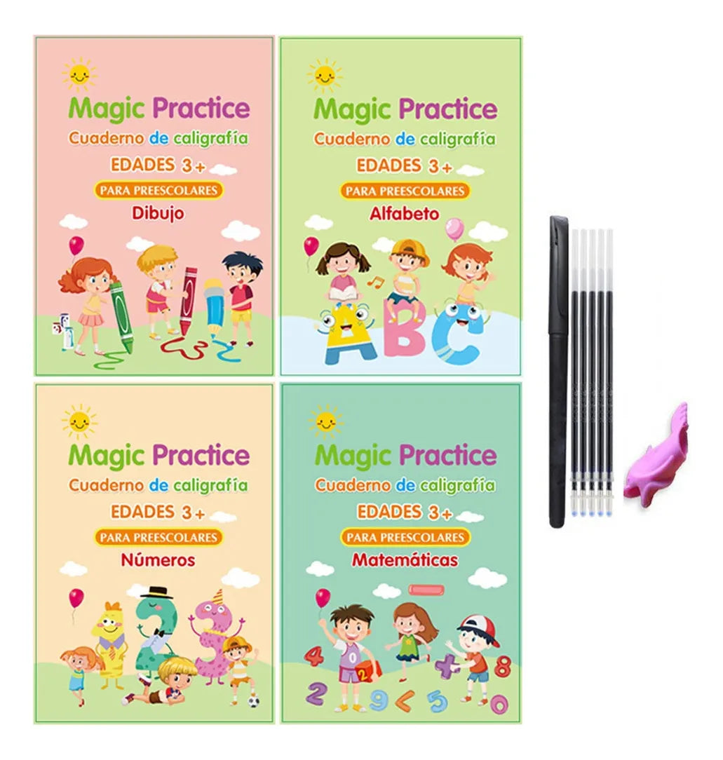 SET X4 LIBROS CALIGRAFIA