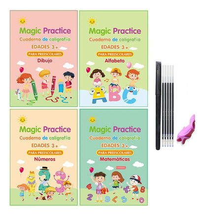 SET X4 LIBROS CALIGRAFIA