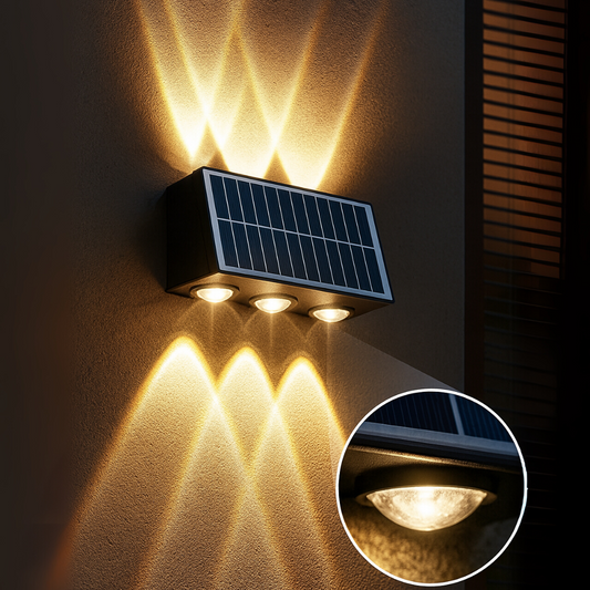 Lampara Solar Automatica De Pared Luxury 🔥✅