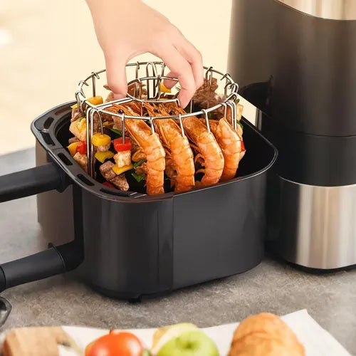 Parrilla Para Air Fryer Pro – Cocina más, en menos tiempo 🍗