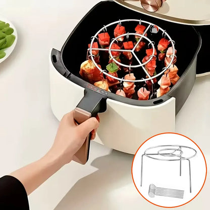 Parrilla Para Air Fryer Pro – Cocina más, en menos tiempo 🍗