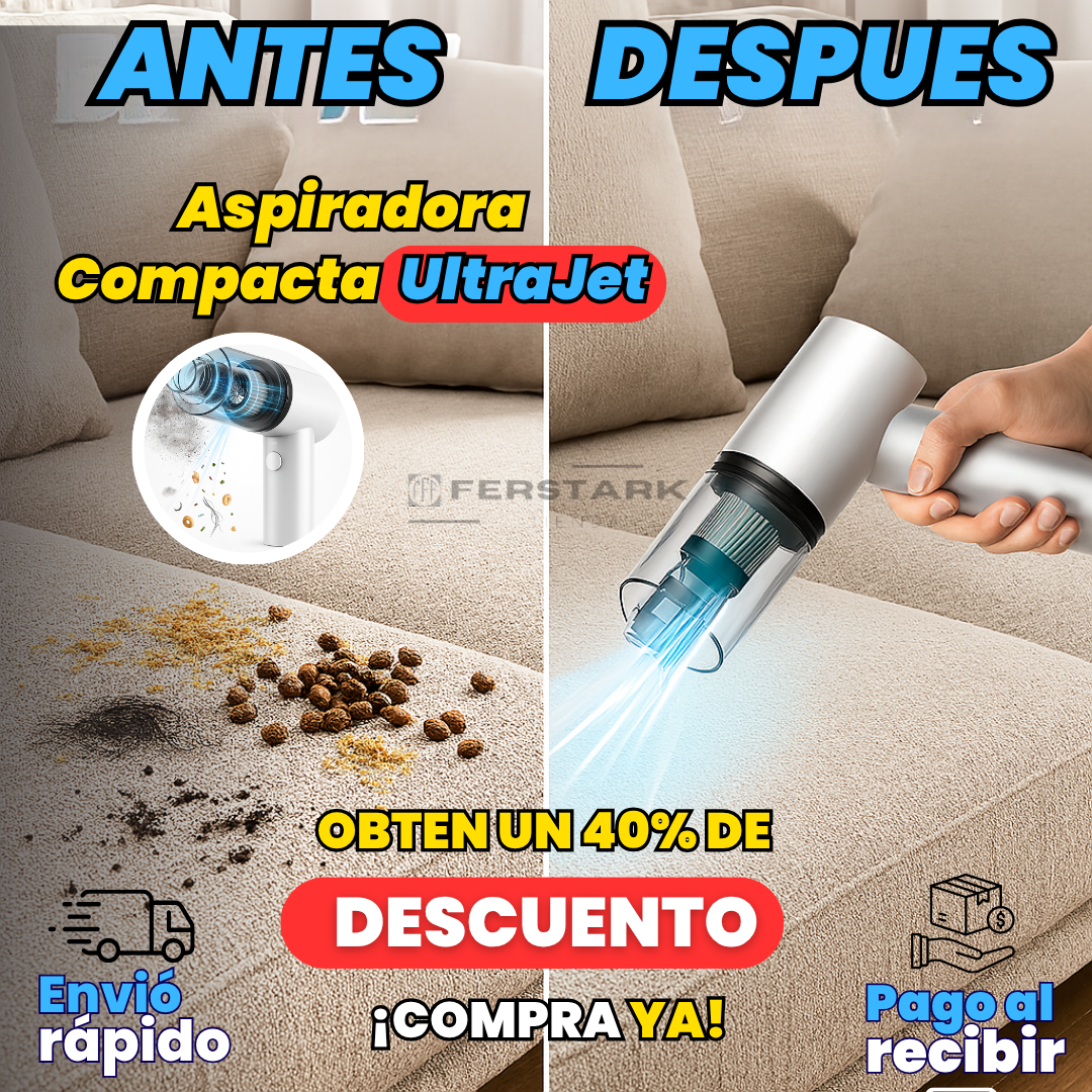 ¡Promo Aspiradora Turbo 2 En 1!