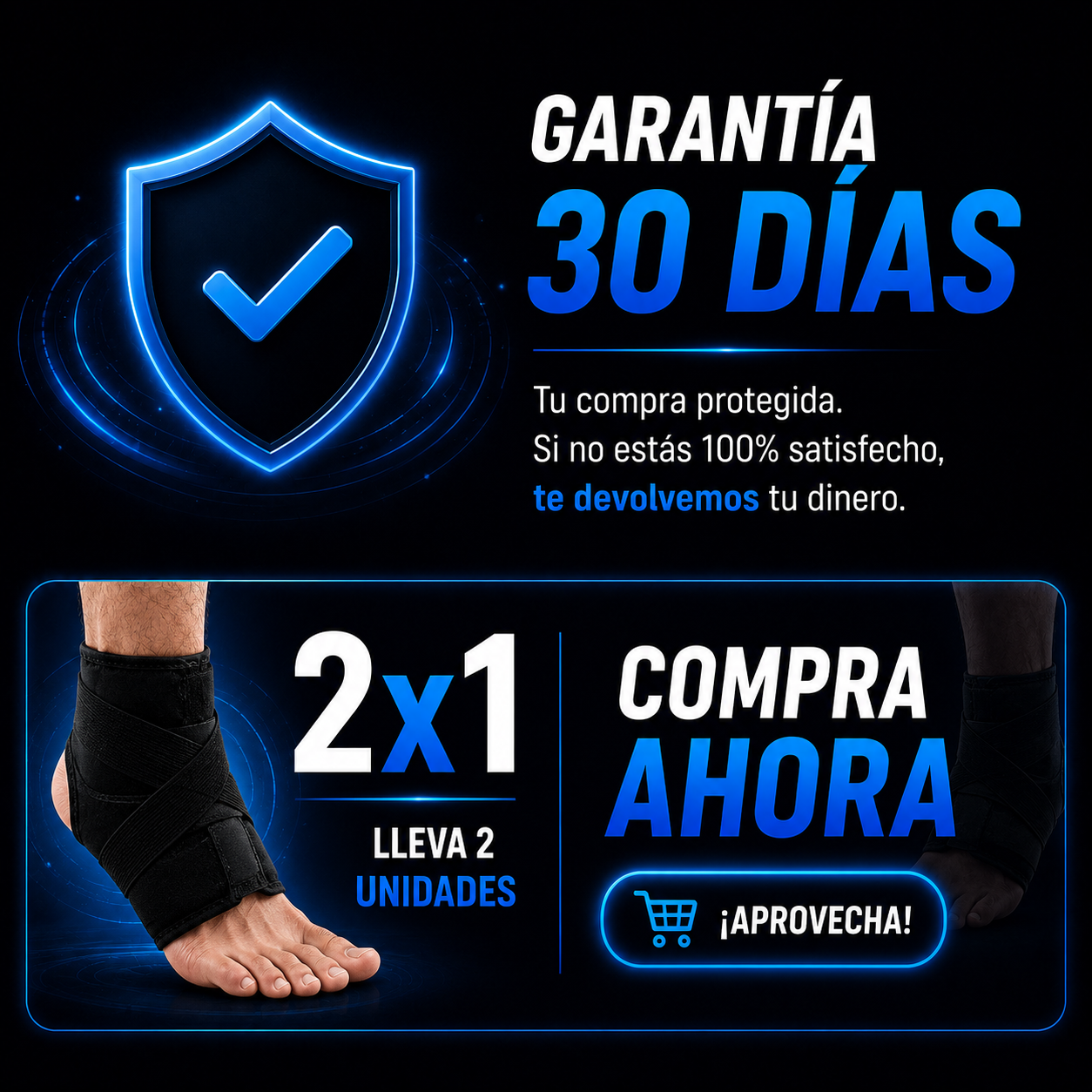 Tobillera De Compresión OrthoFlex 🔥