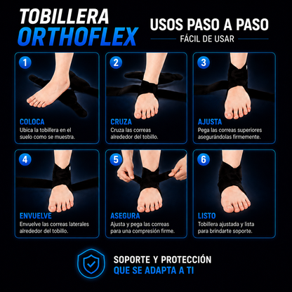 Tobillera De Compresión OrthoFlex 🔥