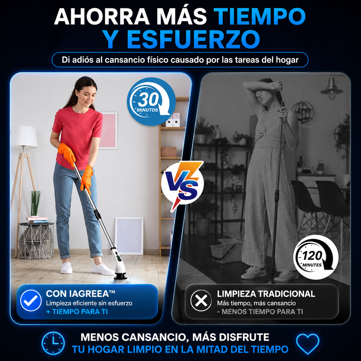 Cepillo Eléctrico MultiPro 9 en 1 🔥🤩