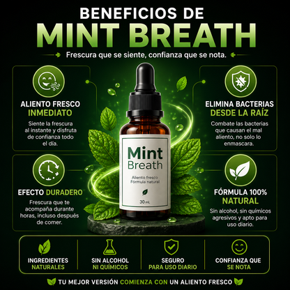 Promo Mint Breath 30ml (Brisa De Menta) 2X1 💚