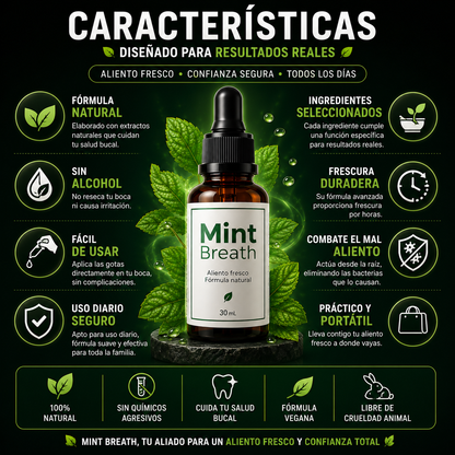 Promo Mint Breath 30ml (Brisa De Menta) 2X1 💚