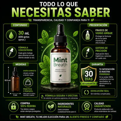 Promo Mint Breath 30ml (Brisa De Menta) 2X1 💚